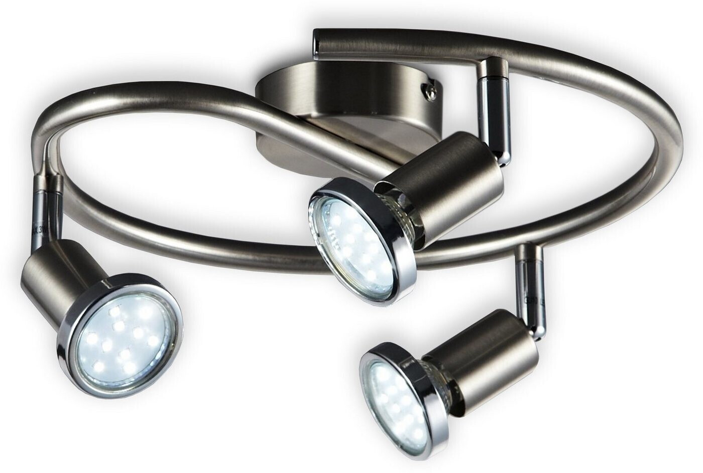 B.K. Licht Mika 3 LED-Spots GU10 (30-02-03S-S)