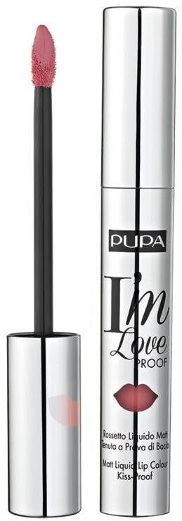 Pupa I'm Loverproof Liquid Mat Lipstick (10ml) - 004 intense rose