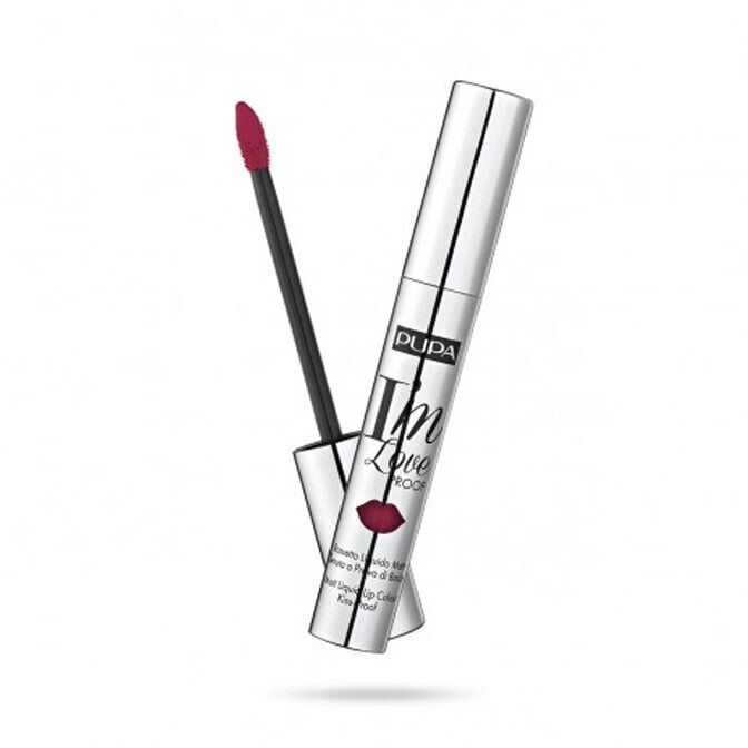 Pupa I'm Loverproof Liquid Mat Lipstick (10ml) - 012 burgundy red