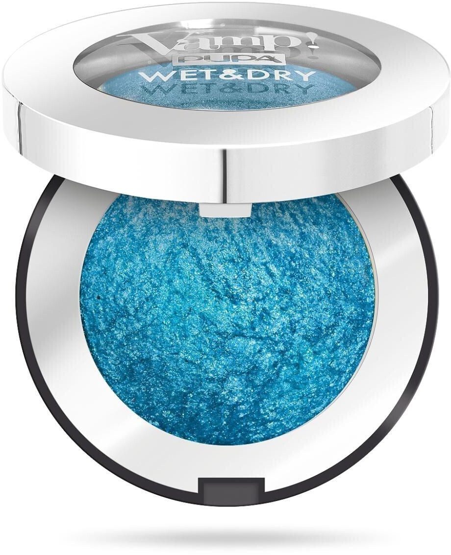 Pupa Vamp! Wet + Dry Eyeshadow (4g) - 304 Vibrant Tourquoise
