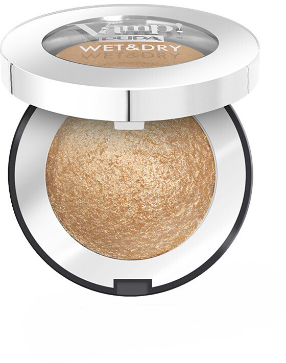Pupa Vamp! Wet + Dry Eyeshadow (4g) - 101 Precious Gold