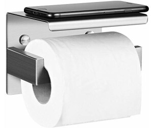 Toilettenpapierhalter bohren mit Ablage Klopapierhalter Klorollenhalter DHL
