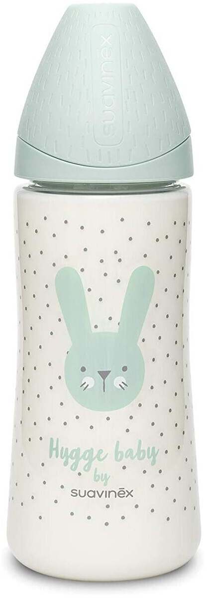 Suavinex Baby Bottle Hygge Bunny (360 ml) Green
