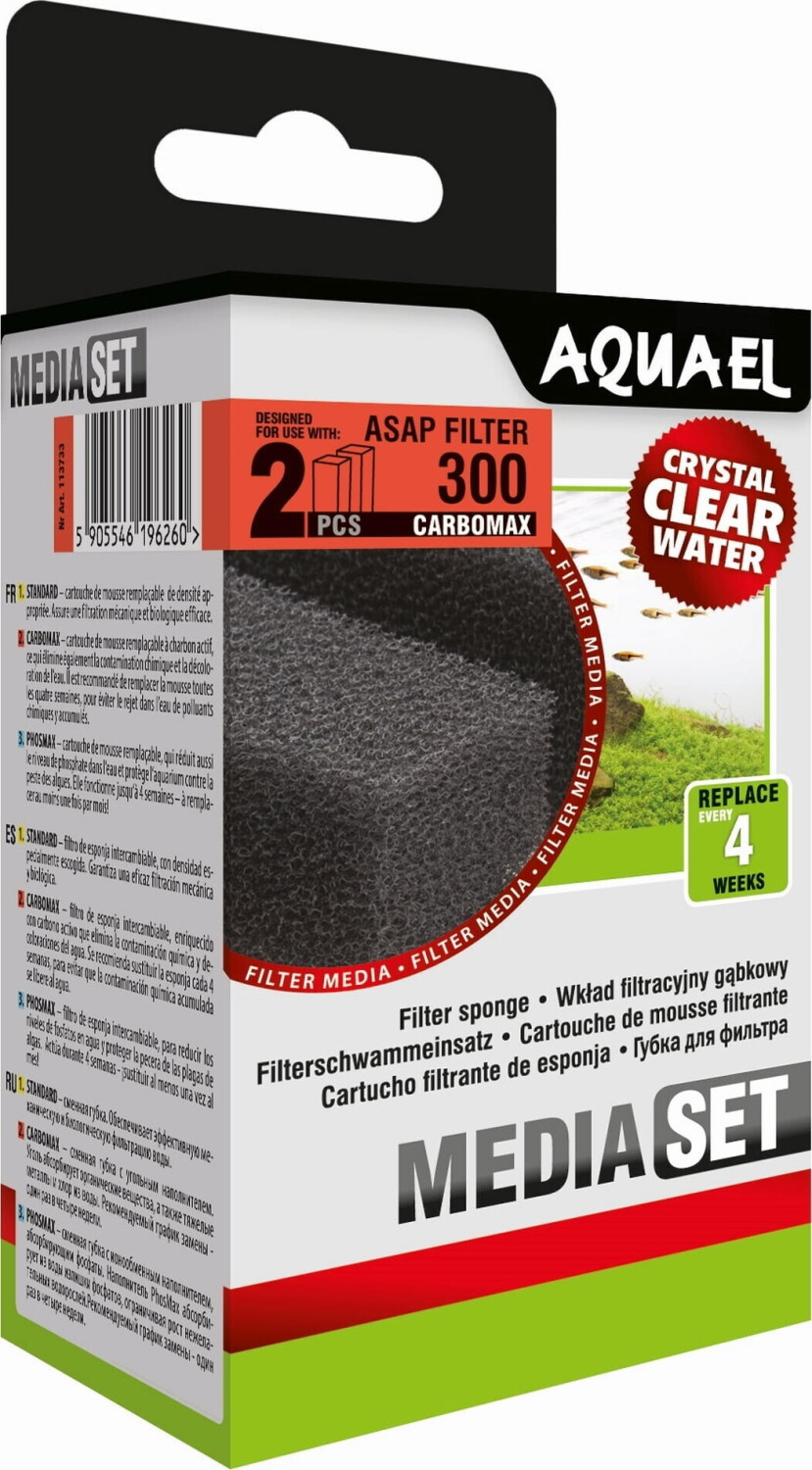 Aquael CarboMax Media Set Filter Sponge ASAP