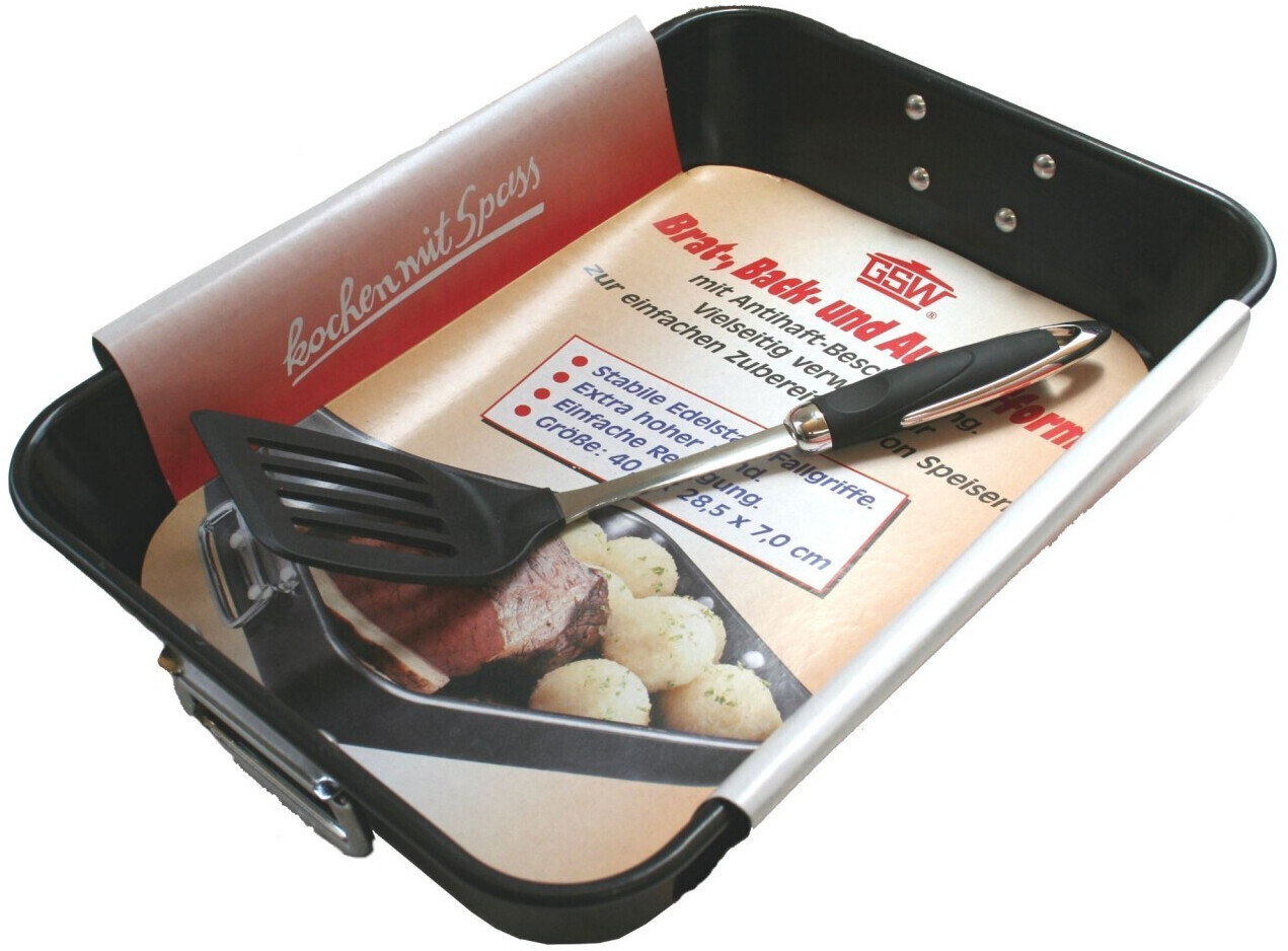 GSW Casserole dish, steel, incl. Spatula