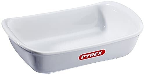 Pyrex Supreme baking dish, ceramic, white