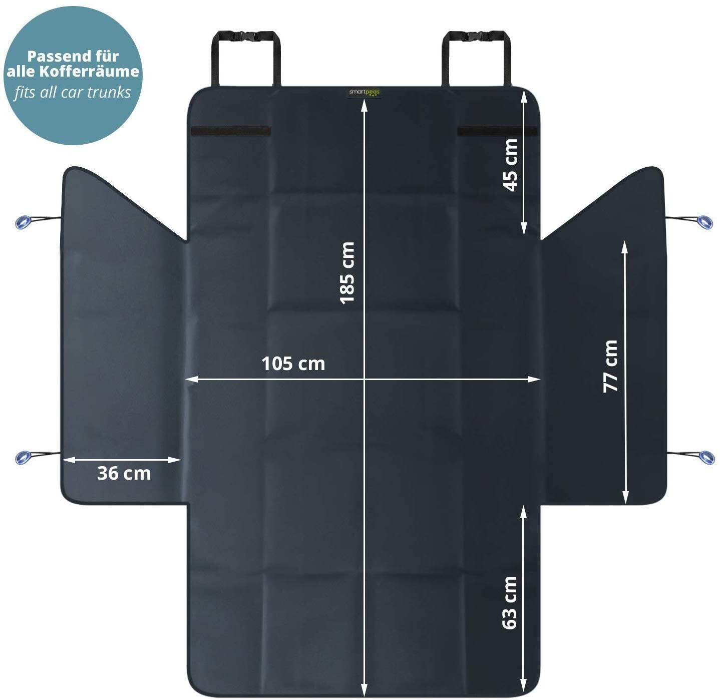 smartpeas Protection de voiture pour chien
