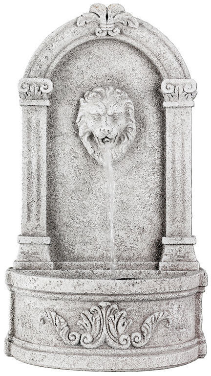 JardiDéco Fontaine de jardin murale avec tête de lion