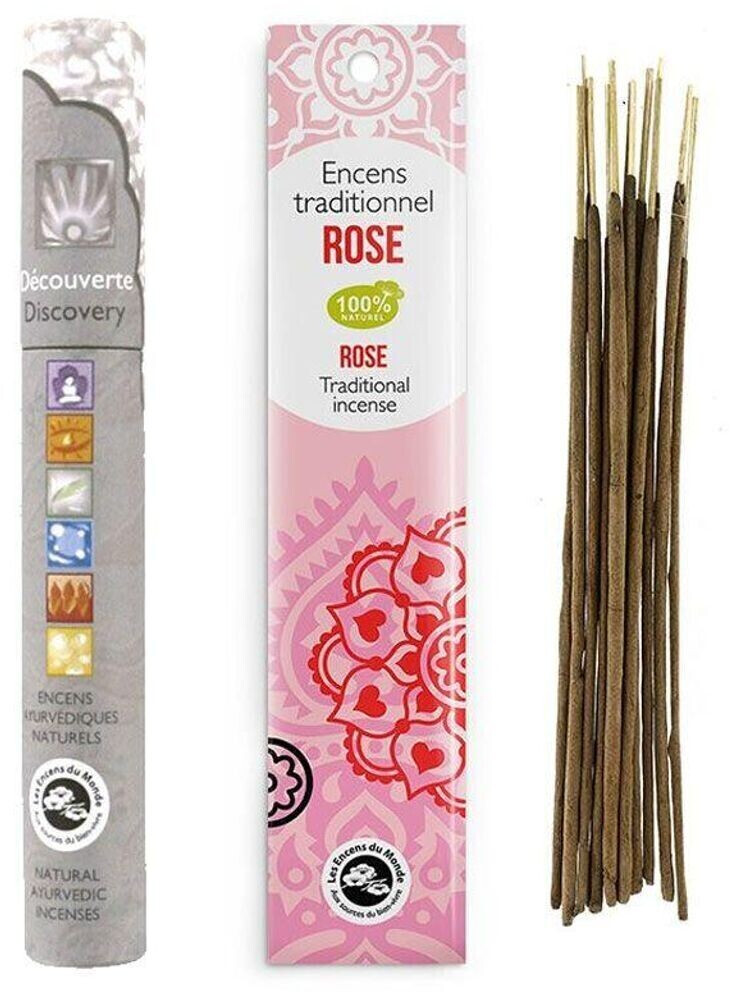 Florisens Encens indien à la rose + encens ayurvédique