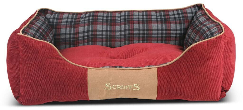 Scruffs Highland Dog Bed L Red