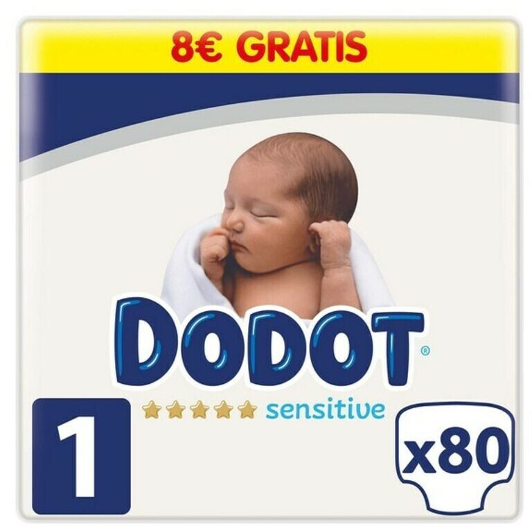 Dodot Sensitive Size 1 (2 - 5 kg) 80 pcs