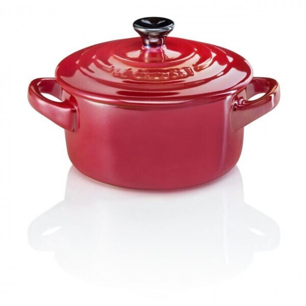 Le Creuset Poterie Mini Cocotte 10 cm 0,2 L Cherry Red Metallic