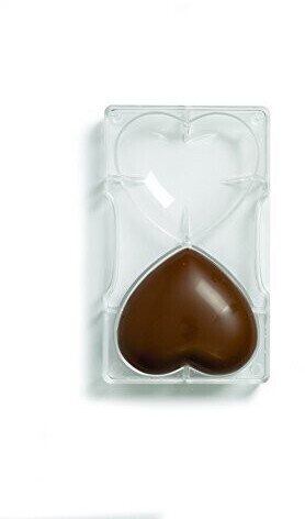 Decora 0050077 Professional chocolate mold FOR hearts 91,5X101-2 hearts
