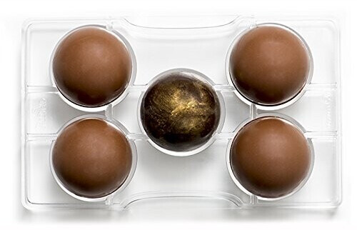 Decora 0050094 Praline form HALF BALL WITH base Ø 50-200X120X22 MM