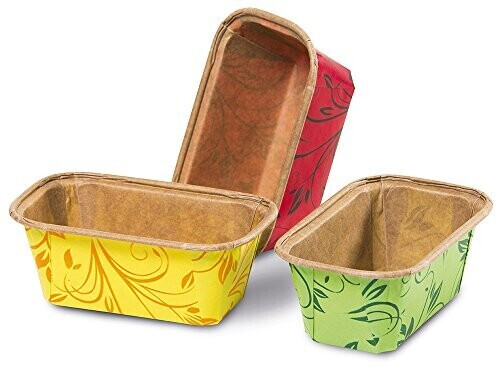 Guardini 15757 Loaf pan, non-stick baking paper, assorted colors, 6 units