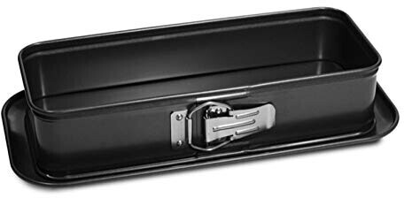 Guardini Gardenia Plumcake Springform pan, 30 x 11 cm, steel with non-stick coating, black