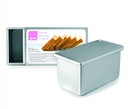 ibili 815520 English bread pan, aluminum, silver-colored, 19.4 x 10.7 x 11.4 cm