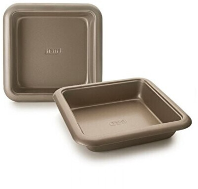 ibili Golden Class Cake Springform, Gold, Square, 24 x 24 x 5 cm