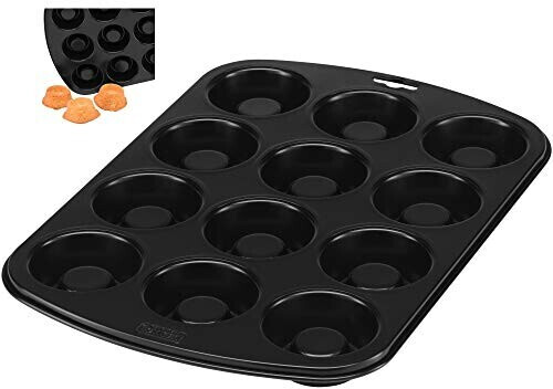 Kaiser Elektro Inspiration muffin pan, with filling trough, for 12 muffins 38 x 27 x 3 cm, non-stick coated, short baking time