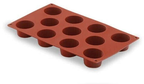 Lacor Moule à 11 muffins en silicone marron