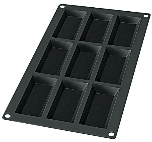 Lékué Gourmet praline mold, for 9 pieces, black