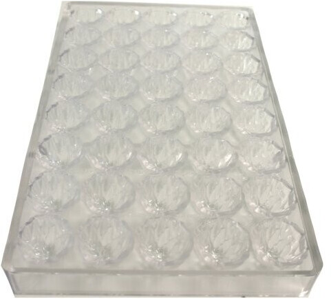 Martellato Chocolate molds, polycarbonate Center Swirl gray
