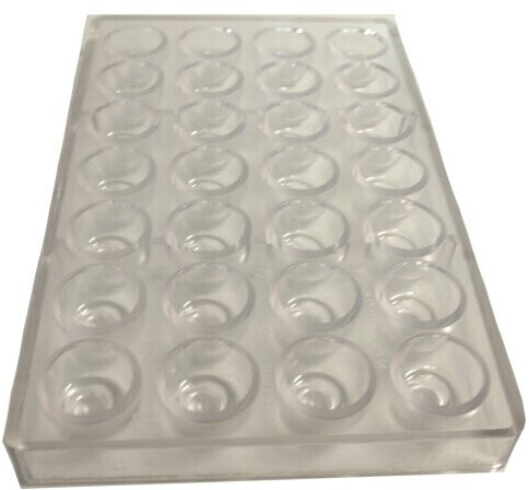 Martellato Chocolate molds, polycarbonate cherry cordial gray