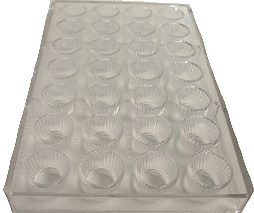 Martellato Chocolate molds, polycarbonate peanut butter cup colorless