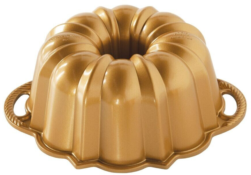 Nordic Ware 51277 Anniversary Gugelhupfform, 1420 ml (6 cups), aluminum, gold
