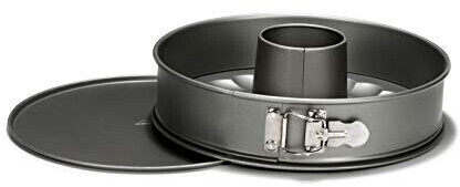 Patisse Carat springform pan with tube base, steel, gray, 26 cm