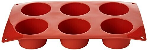 Pavoni N933 Formaflex silicone baking mold muffin mold, 6 cups