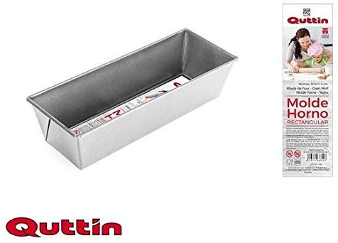 Quttin 49444 Loaf pan, 30.5 x 11.5 cm / 0.5 mm, aluminum