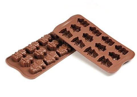 Silikomart 195551 Chocolate mold robot, 12-piece mold
