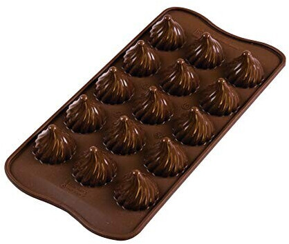 Silikomart 199384 3D praline shape flame - 15 shape