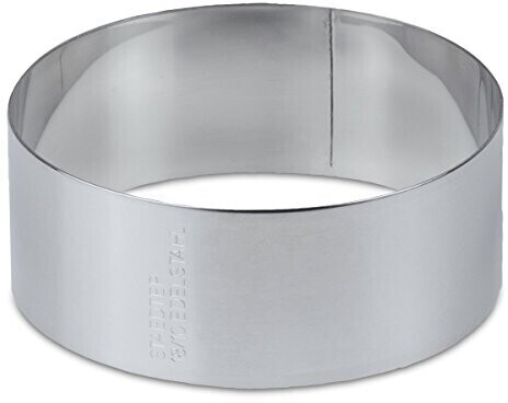 Städter 624993 Round springform pan, stainless steel, silver, 8 x 8 x 3.5 cm,