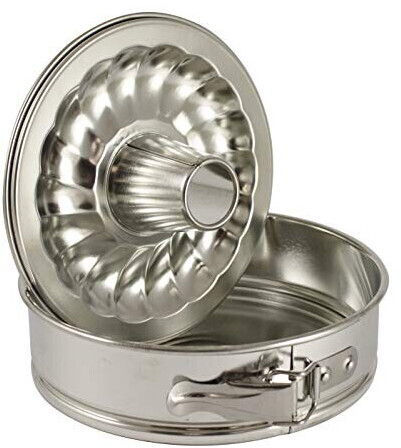 Zenker 62236 Mini springform pan with double bottom made of tinned tape, Ø 15.5 x 4.5 cm
