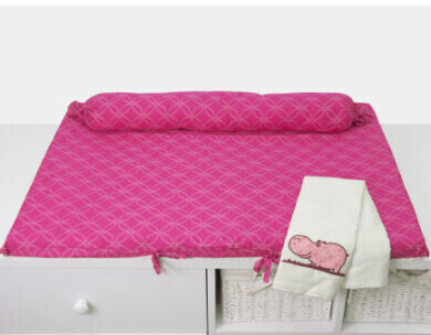ToTs Changing Mat Joy Hippo, pink 80x58x4cm - Gr. 100x80 cm