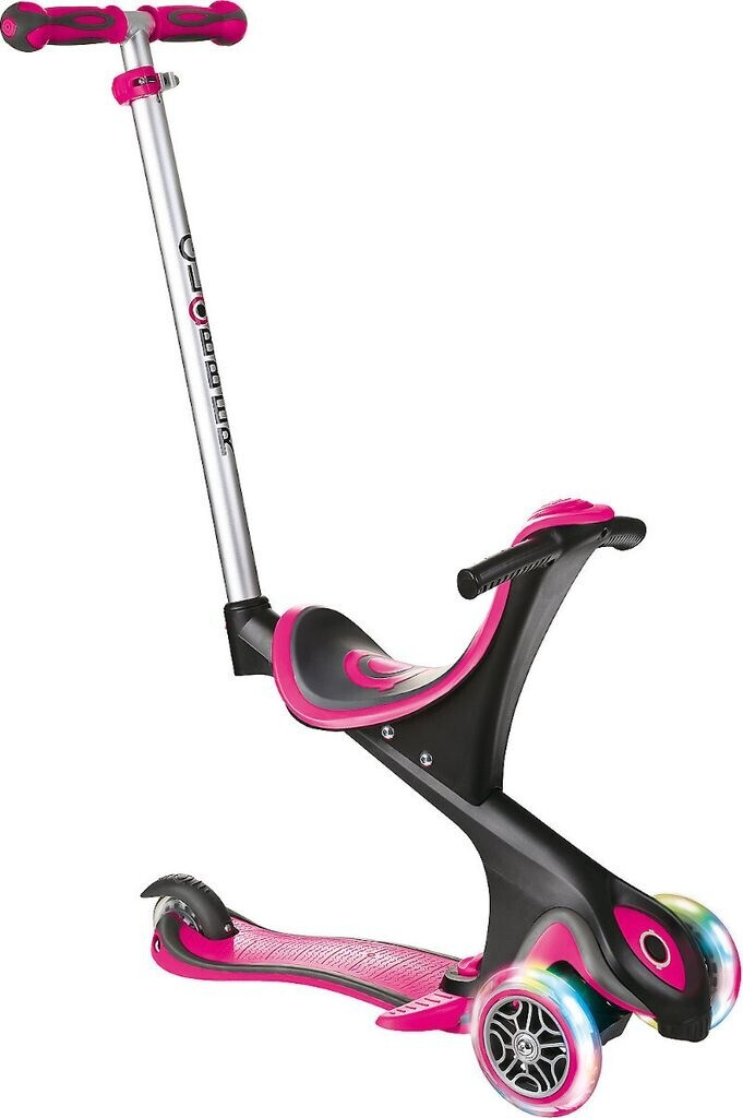 Globber Evo Comfort Lights 5-in-1  pink