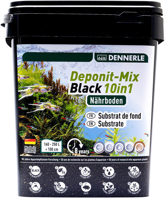Dennerle Deponit-Mix Black 10in1 9,6kg