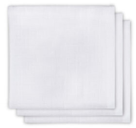 Jollein Gauze diapers (70 x 70 cm) pack of 3  white