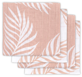 Jollein Muslin Nappy 4er-Pack Nature pale pink