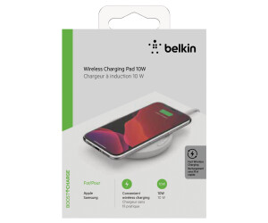 Belkin BOOST CHARGE Wireless Charging Pad 10W with Charger au meilleur prix  sur