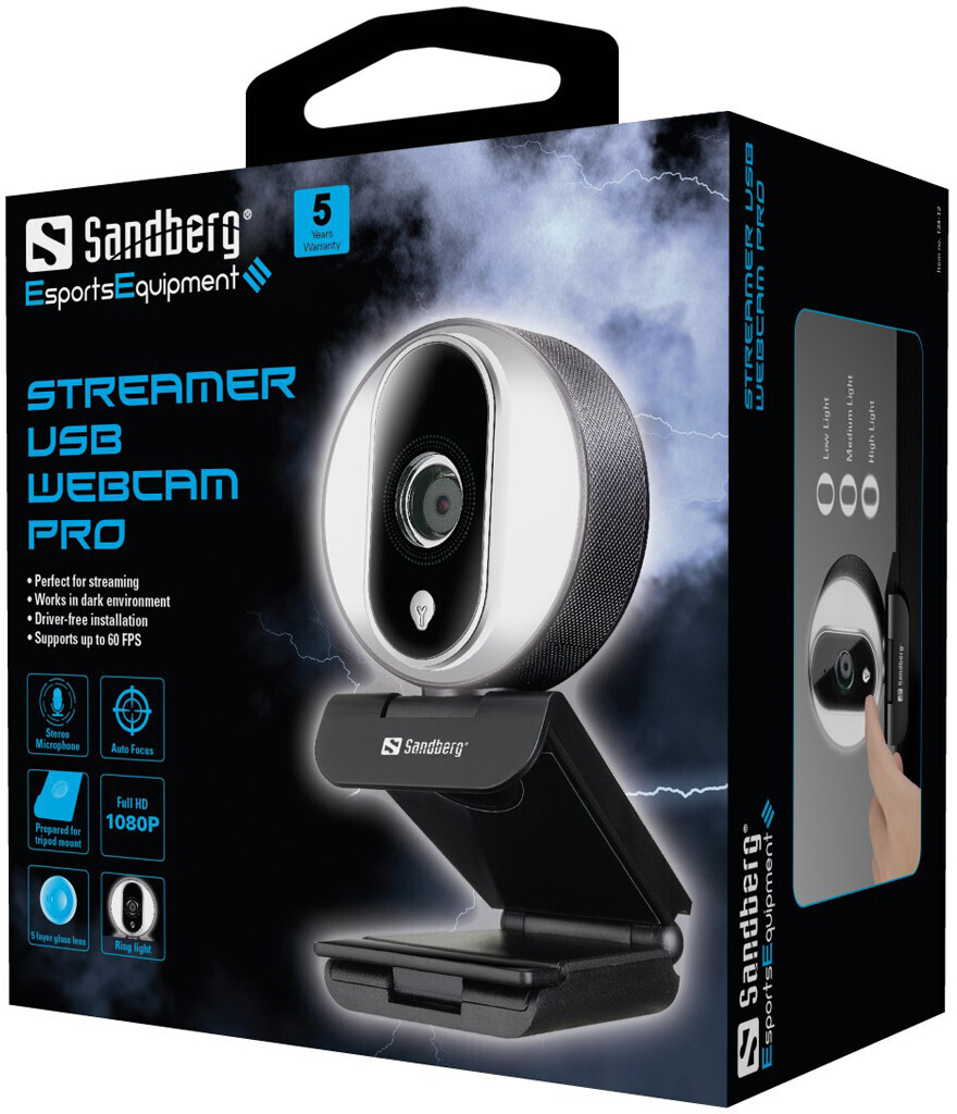 Sandberg webcam pro+ 4k sales