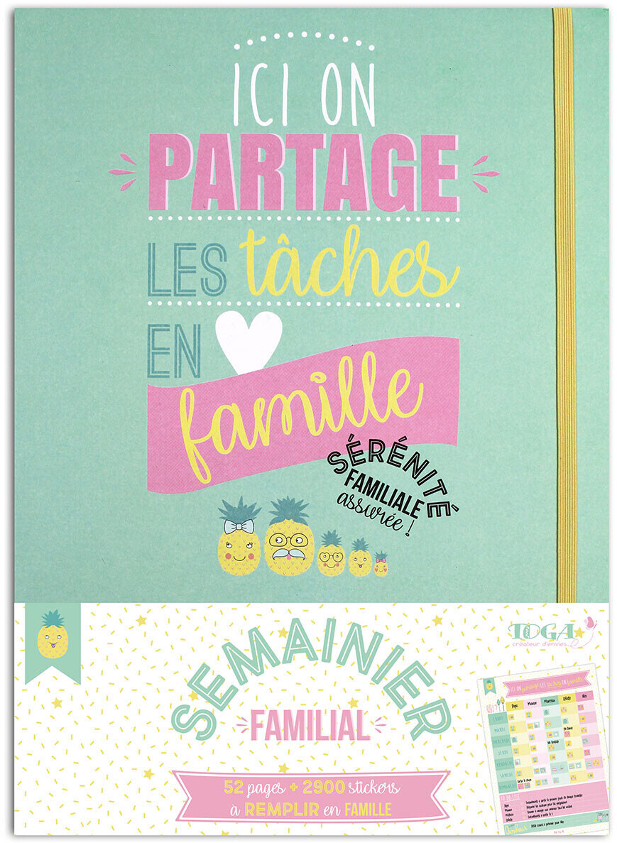 Toga Semainier familial