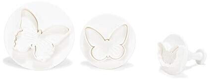 Patisse 2045 Cookie cutter with ejector motif butterfly, 3-part
