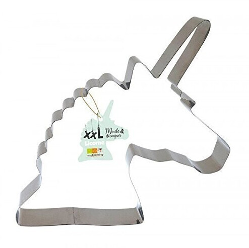 ScrapCooking 1982 XXL unicorn cookie cutter, stainless steel, 30 x 16.5 x 5 cm