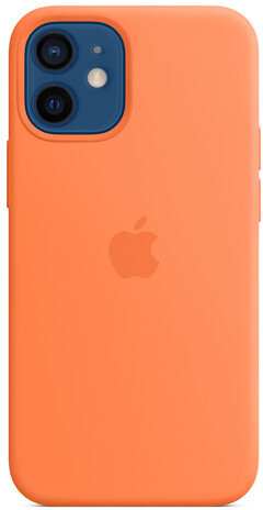 Apple Silicone Case with MagSafe (iPhone 12 mini) Kumquat