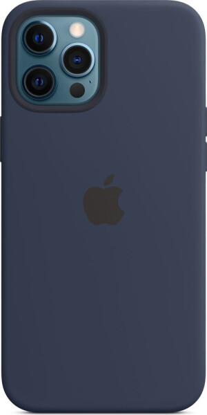 Apple Silikon Case mit MagSafe (iPhone 12 Pro Max) Dunkelmarine