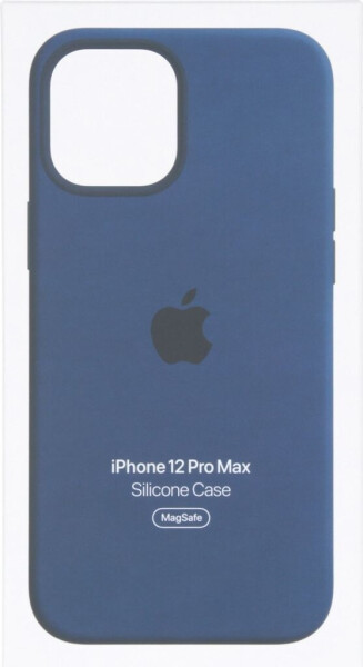 Apple Silikon Case mit MagSafe (iPhone 12 Pro Max) Dunkelmarine, Bild 3