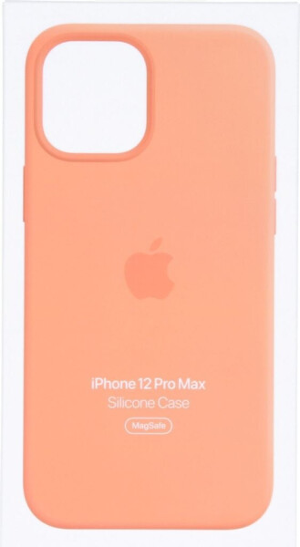 Apple Silikon Case mit MagSafe (iPhone 12 Pro Max) Kumquat, Bild 3
